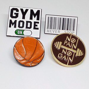 Men's Enamel Pin Set